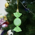 thumbnail image 5 of Cheapark Flat Colored Plated Candy-Shaped Pendants - Bright Festive Ornaments, Hanging Decor for Christmas Tree & Holiday Arrangements, 5 of 7