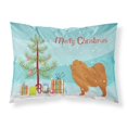 thumbnail image 1 of Carolines Treasures BB2969PILLOWCASE Chow Chow Merry Christmas Tree Fabric Standard Pillowcase, 1 of 2
