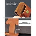 thumbnail image 4 of Lighter Holder With Pocket Belt , PU Leather Lighter Pouch Holder Case, Anti Scratch Protective Storage Case, 4 of 8