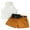 White/Yellow, variant on Mevireiy 3 Pcs Toddler Baby Girls Outfits Sleeveless Ribbed Knit Halter Tops Shorts Waist Bag
