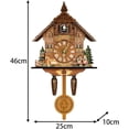 thumbnail image 4 of Reloj de Madera Vintage Reloj de Pared Decoración de Habitación Zulema, 4 of 8