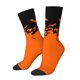 thumbnail image 1 of Balery Halloween With Black Bats Calcetas Largas con Estampado para Hombre y Mujer – Suaves y Transpirables, Talla Única (US 5-11), 1 of 6