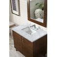 thumbnail image 3 of James Martin 850-V36-AWT-3CAR Metropolitan 36" Vanity w Carrara Marble Top, 3 of 6