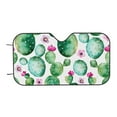 thumbnail image 4 of Uemuo Cactus Plants Pattern Accordion Car Windshield Sun Shade, Foldable Reflective Sun Visor for Car, Reflector Windshield Sunshade-Medium, 4 of 7