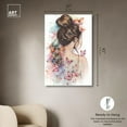 thumbnail image 5 of Chic Girl Butterflies Canvas Modern Boho Portrait Wall Art by Art Remedy, Gallery Wrapped, 30" x 45", 5 of 7
