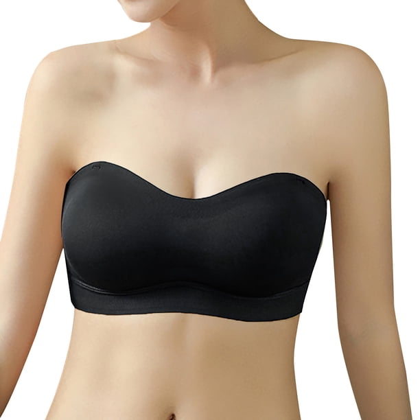 Sujetador de mujer, ropa interior sin aros, sujetador de una pieza, ropa interior para todos los días, cofre envolvente sin anillo de acero, sujetadores Fridja nalpqowj32627