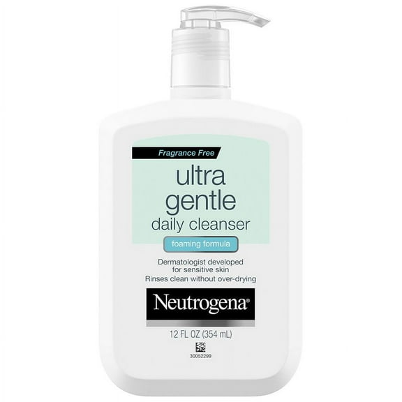 Neutrogena Ultra Gentle Daily Face Wash For Sensitive Skin 12.0 fl oz Pack of 2