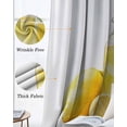thumbnail image 3 of Summer Lemon Blackout Curtains for Bedroom Living Room Darkening Curtains 96 Inches Long Yellow Watercolor Pastel Country Retro Window Curtain 2 Panels Set Window Treatment Grommet Drapes 52"x96", 3 of 9