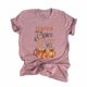 thumbnail image 1 of Camiseta de manga corta con estampado de Acción de Gracias informal para mujer Fridja  zx2634, 1 of 7