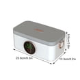 thumbnail image 4 of relayinert Electric Lunch Box Food Warmer Easy To Operate And Safe Capacity 1L Portable Electric Lunch Box Food, 4 of 6