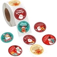 thumbnail image 1 of 500PCS Envelope Christmas Sticker, Christmas Decorative Envelope Seal Sticker Card Gift Envelope, 1 of 5