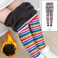 thumbnail image 4 of Leggings for Girls 10-12 Toddler Girl Leggings, Toddler Boys Girls Cotton High Waist Stretch Knit Solid Color Plus Keep Warm Casual Leggings Pants Black 4T, 4 of 4