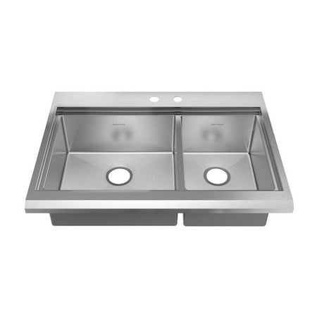UPC 791556000308 product image for American Standard Prevoir 11CR.253642.073 Double Basin Drop In Sink | upcitemdb.com