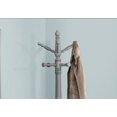 thumbnail image 2 of Monarch Specialties Coat Rack, Hall Tree, Free Standing, 11 Hooks, Entryway, 73"h, Bedroom, Wood, Grey, Contemporary, Modern, 2 of 4