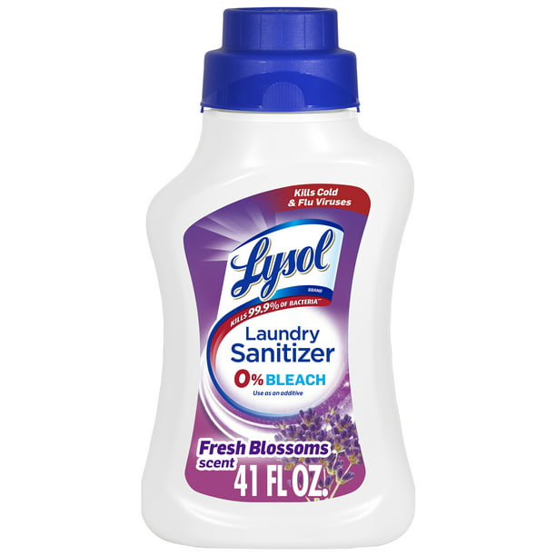 Lysol Laundry Sanitizer Fresh Blossoms 41 Oz Eliminates Odors And Kills Bacteria Walmart Com Walmart Com