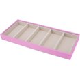 thumbnail image 3 of AVEKI Sunglasses Display Tray, 5 Grid Glasses Case, 5 Slot Sunglasses Holder Storage Box, Sunglasses Storage Organizer Holder for Multiple Pairs(Pink) B0508, 3 of 8