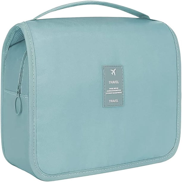 Neceser de viaje colgante para mujeres y hombres, neceser plegable con gancho de gran capacidad, impermeable, organizador de viaje, maquillaje, baño, bolsa de ducha para champú cosmético
