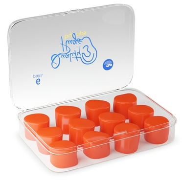 6 Pairs of Moldable Earplugs for Swimming & Noise Reduction - Custom Fit Wax Earplugs Block Water