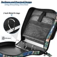 thumbnail image 4 of FORMRS Zipper Binder with Shoulder Strap 2-inch Ring 500 Sheet Capacity File Bag, Green Window, 4 of 5