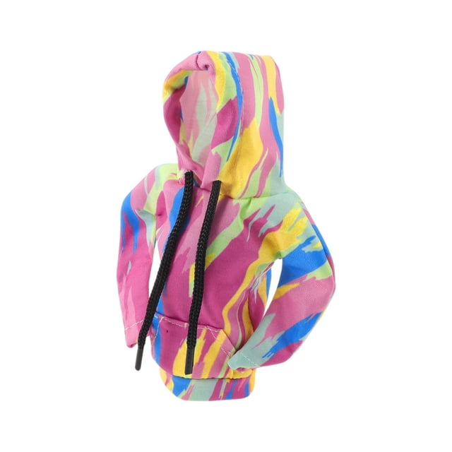 Cubierta de pomo de cambio de marcha Unique Bargains, protector de manija de cambio de 6.3"x5.12" en rosa, amarillo, poliéster, SUV, camión, universal