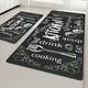 thumbnail image 1 of MeyJey Juego de 2 Tapetes de Cocina de Granja, Tapete Acolchado Impermeable Antideslizante y Antifatiga para Cocina, Comedor y Lavadero, 18"x30"+18"x48" Negro, 1 of 12