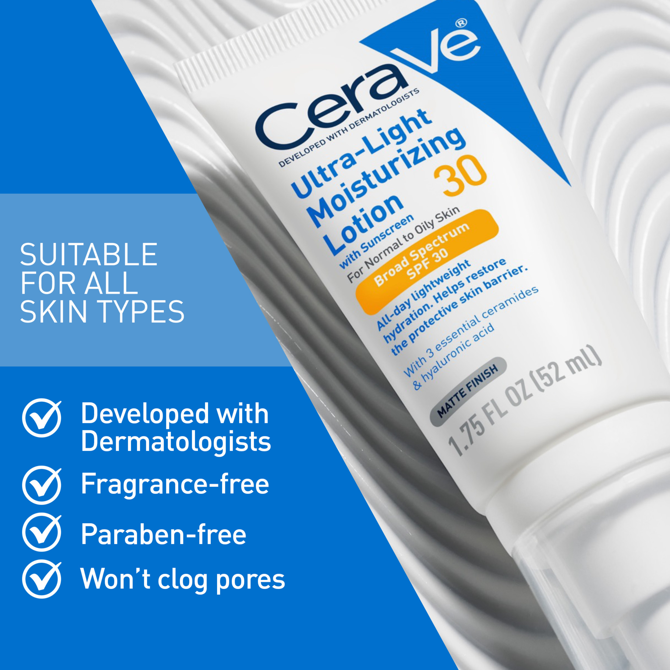 CeraVe Ultra-Light Moisturizing Lotion SPF 30, 1.75 oz photo 4