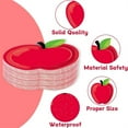 thumbnail image 6 of Red Apple Party Paper Plates, Disposable Paper Plates, Decorations Paper Plates Party Supplies, Disposable Tableware for Christmas, 24 Pcs, 6.64x7.38", 6 of 7
