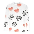 thumbnail image 4 of Taylonsss Men's Fashion Casual Round Neck Long Sleeve Pullover Printed T-Shirt with Soft Blend Fabric for Spring Summer Outdoor Daily Use, 4 of 5