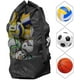 thumbnail image 1 of Bolsa para balones de fútbol - 50 * 45 CM - Negro - Bolsa de transporte de 5 pelotas de gran capacidad para baloncesto Fútbol Voleibol Bolsa de hombro Almacenamiento de equipos deportivos Playa, 1 of 5