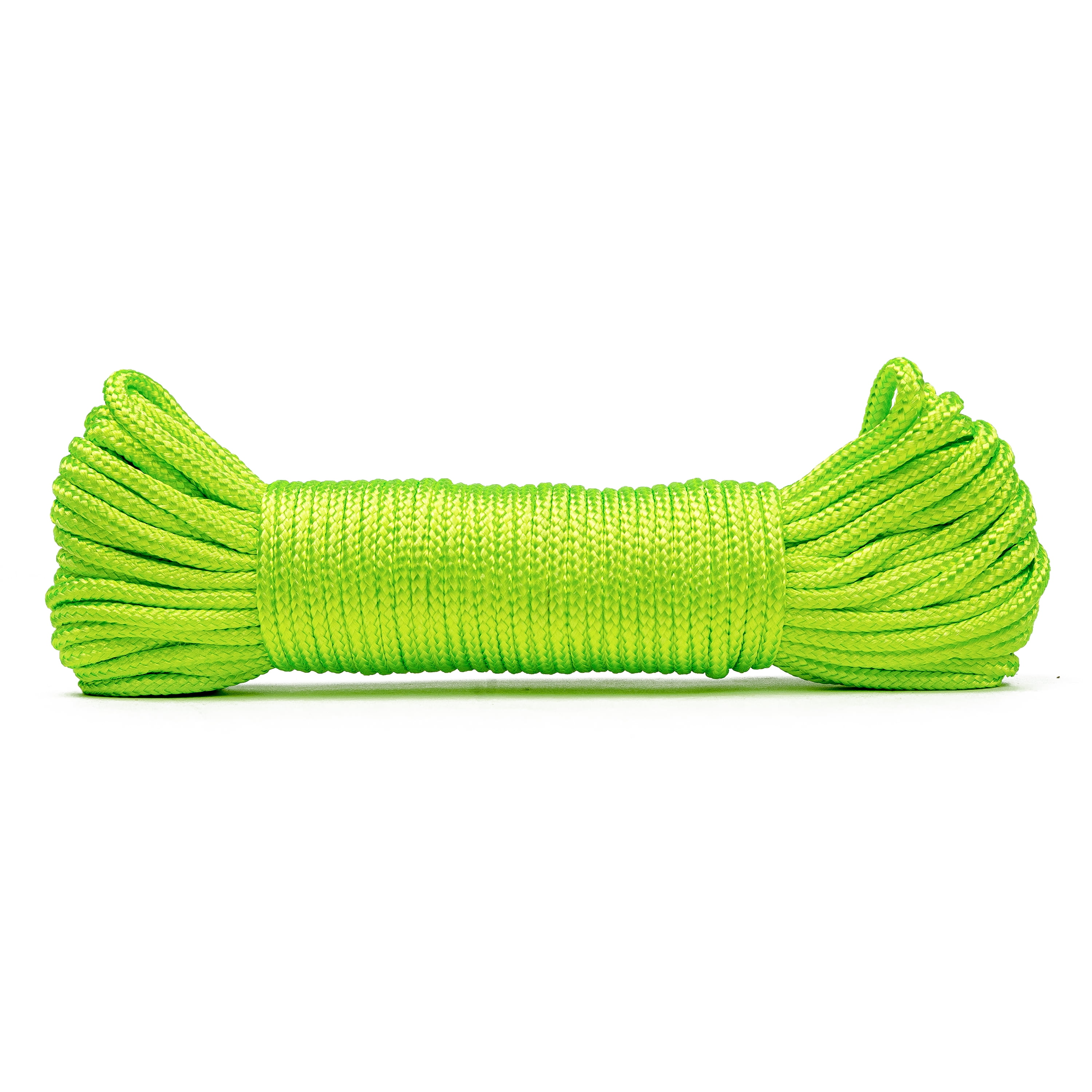 (4 pack) Promar 48ft Monofilament Nylon Crab Rigging Line, Chartreuse