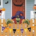 thumbnail image 5 of SUYOLL Halloween Fence Peeking Yard Decorations,Spooky Face With Hands Outdoor Lawn Fence Art Signs For Halloween Party Backyard Garden Patio Decor, 5 of 8