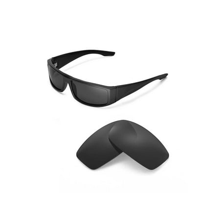 Walleva Black Polarized Replacement Lenses for Spy Optic Cooper Sunglasses