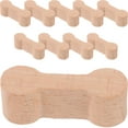 thumbnail image 1 of SWETRACE 10Pack Train Track Connectors Simple Train Track Connector Khaki Wooden For Diy, 1 of 5
