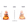 thumbnail image 3 of putnchl 2D Acrylic Halloween Creative Pumpkin Car Pendant, Keychain, Backpack Hanger, 3 of 3