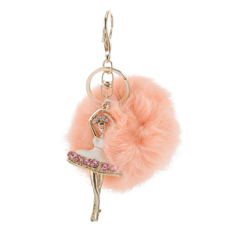Puff ball keychain walmart sale