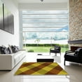 thumbnail image 7 of Ahgly Company Machine Washable Indoor Square Transitional Saffron Red Area Rugs, 3' Square, 7 of 7