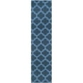 thumbnail image 4 of Safavieh Dhurries Hand-Woven Wool Blue Area Rug, 4 of 6