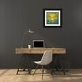 thumbnail image 3 of Studio Nine6 15x15 Black Ornate Wood Framed with Double Matting Museum Art Print Titled - Brilliance A, 3 of 4