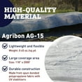 thumbnail image 4 of Harris Seeds Row Cover Agribon PP Fabric UV-Stabilized Frost And Insect Protection for Outdoor Garden Vegetable Plants, 4 of 5