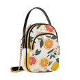 thumbnail image 7 of FORMRS Crossbody Bag for Women Quilted Travel Shoulder Cell Phone Purse with Chain Strap Handbag, Orange Slices, 7 of 7
