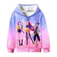 thumbnail image 4 of Pop cazadora para niña Demo-n Hunters Sweatshirt,HUNTR/X Rumi,Mire Zoeyy Kids Long Sleeve Sweatshirt,Cute Anime Chibi Style Tee for Fans, Teen Girls & Women | Soft Comfortable Casual Daily Tops, 4 of 4