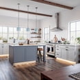 thumbnail image 4 of 44306LBL Kichler Lighting Rustic inspirations - 12 inches tall by 8.5 inches wide-Light Blue Finish    -Traditional Installation, 4 of 7