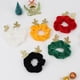 thumbnail image 2 of 5 piezas Gomas para el cabello navideñas Gomas elásticas para el cabello Glittery Ch, 2 of 4