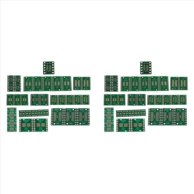 Kit de Placa PCB de 70 Uds SMD una DIP SOP MSOP SSOP TSSOP SOT23 8 10 14 16 20 24 28 SMT una DIP
