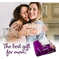 thumbnail image 2 of Gifts for Mom, Mom Birthday Gifts, Christmas, Birthday Gifts for Mom, Best Mom Gifts from Daughter, Son, Super Warm, Soft Love You Mom Throw Blanket with Floral & Letter Print -Violet Violet, 2 of 6