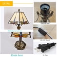 thumbnail image 6 of Orinova Tiffany Table Lamp Stained Glass Bedside Lamp for Living Room Bedroom Traditional Desk Light, 6 of 8