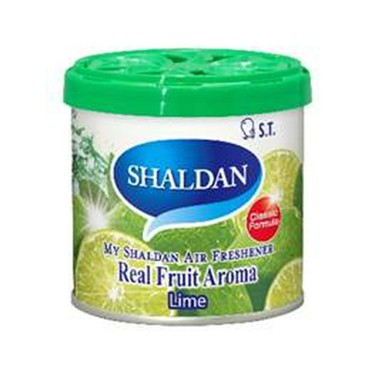 YirehStore My Shaldan Lime Scent 6-cans, Original Classic Formula, Car  Cup-holder Natural air freshener, Real Fruit Aroma