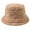 Khaki, variant on Lamb Wool Winter Fall Plush Solid Color Hat for Women Hat Warm Fisherman Cap Fit for Home Trend Fluffy Bucket Casual Cap