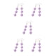 thumbnail image 3 of Pendientes de gancho trenzado Qarigey para mujer colgantes boda compromiso 1 par, 3 of 6