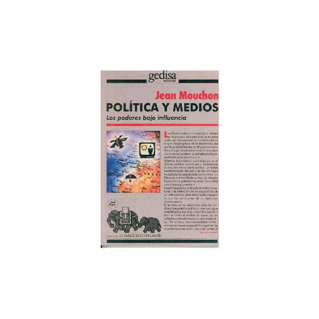 Política y medios Gedisa 9788474327311